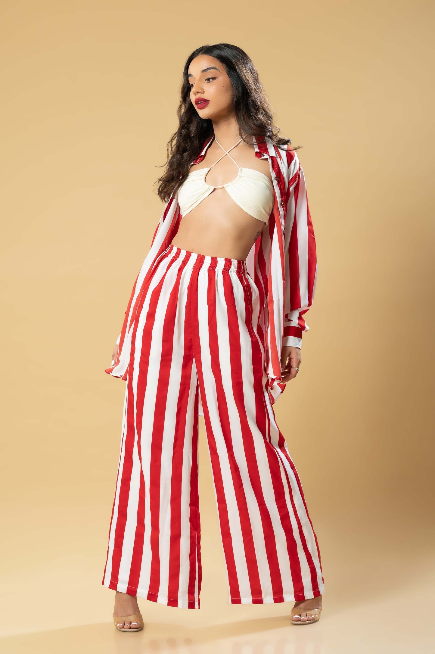 Red Stripe Co-Ord Set