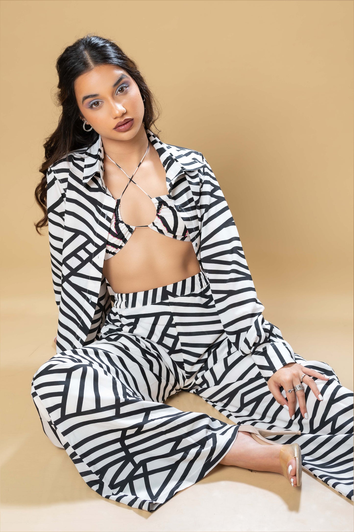 Chevron Print Co-Ord Set