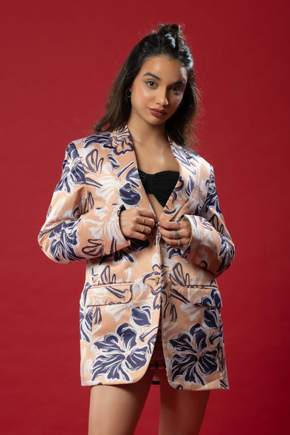 Purple on Yellow Co-Ord Set